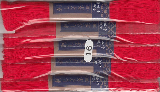 40 m Sashiko Garn dünn Daruma
