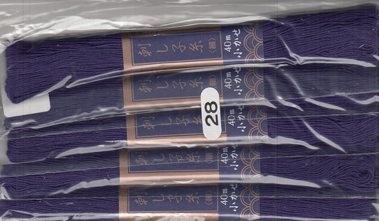 40 m Sashiko Garn dünn Daruma