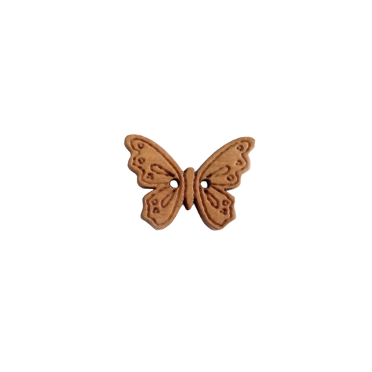 Holzknopf Schmetterling