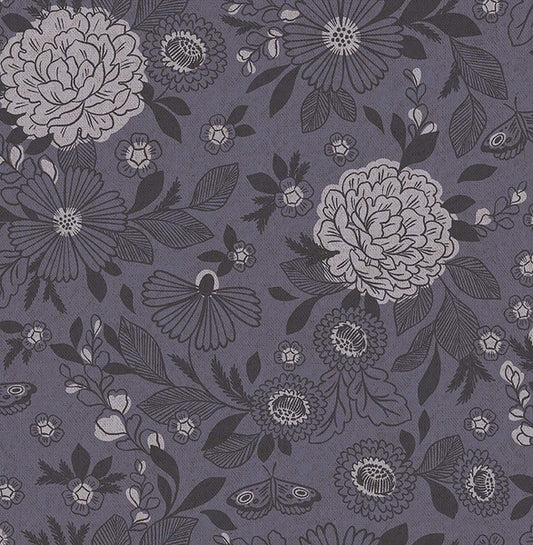 Cotton & Steel Earth Magic - Its Cool to Be Kind - Amethyst Shadow