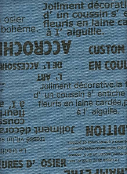 Letters blau Doubleface