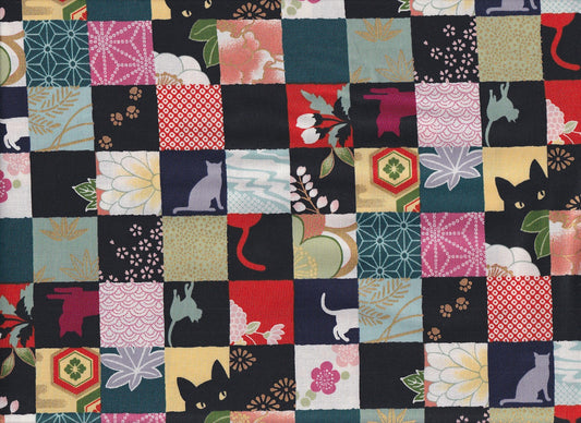 Wachstuch Katzen Patch