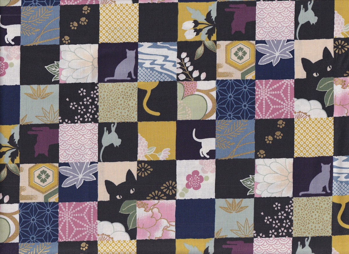 Wachstuch Katzen Patch