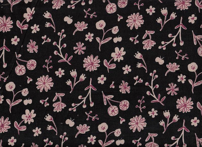 Blumen - Babycord