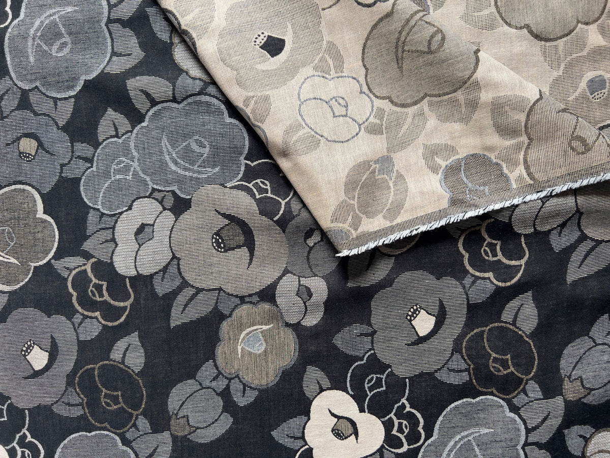 Tsubaki schwarz Jacquard