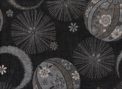 Temari schwarz Jacquard