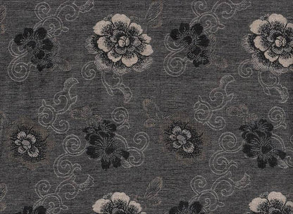 Hana karakusa schwarz Jacquard