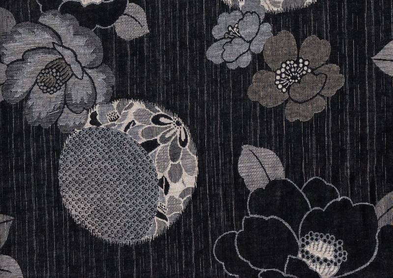 Tsubaki schwarz Jacquard