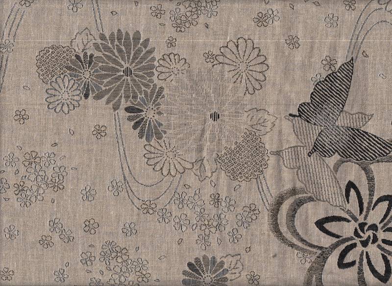 Hanacho schwarz Jacquard