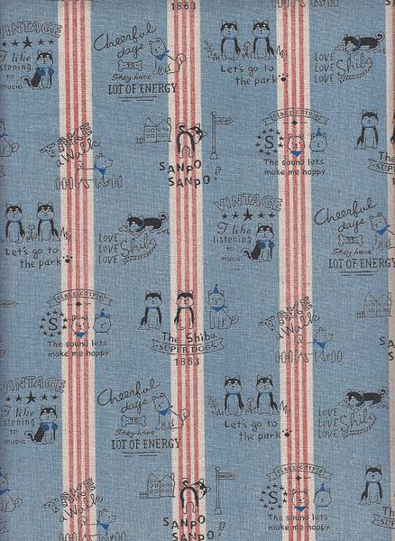 Shiba Inu jeansblau