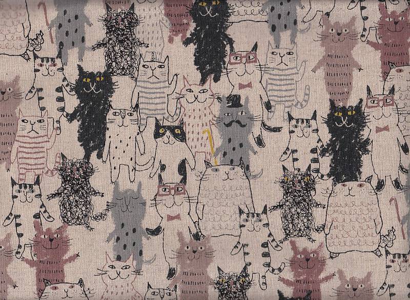Wachstuch Miyako cat