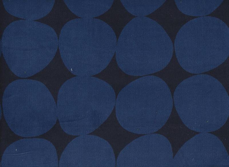 Dots blau - Babycord