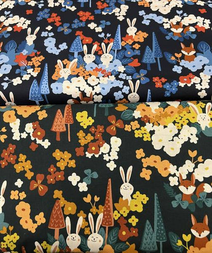 Cotton & Steel Neighboring Woods - Rabbit & Fox