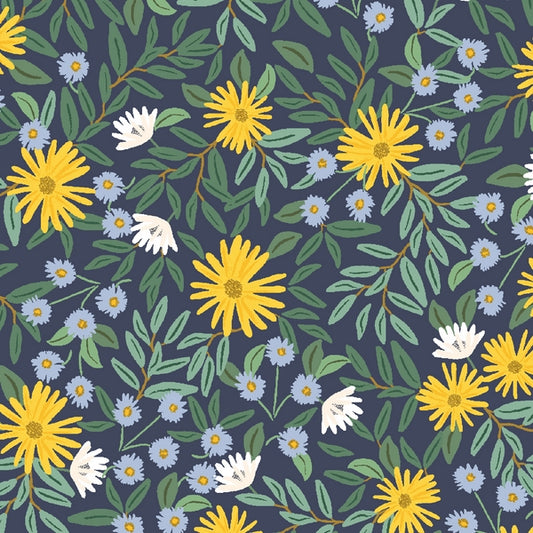 Cotton & Steel Bramble - Daisy Fields - Canvas Metallic