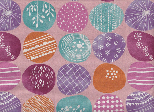 Wachstuch HOKUO KIBUN - Dots rosa