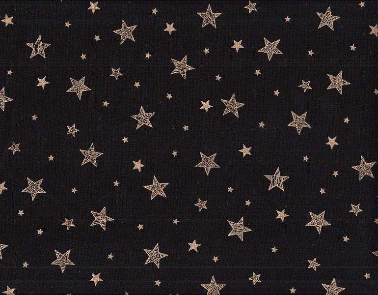 Sterne schwarz gold