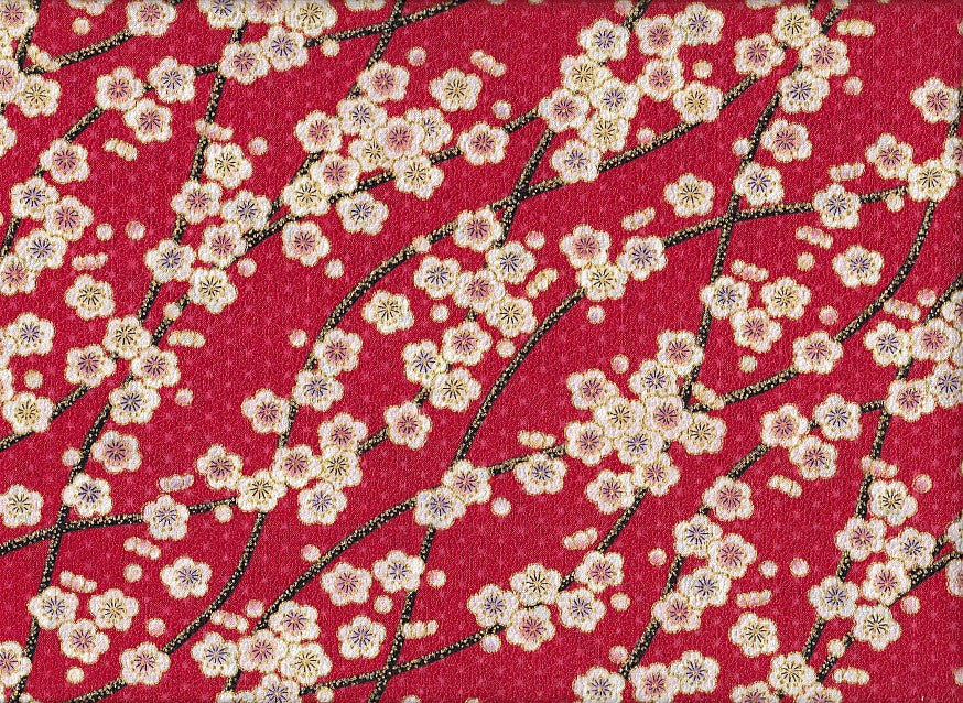 Sakura asanoha Chirimen
