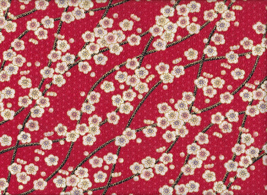 Sakura asanoha Chirimen