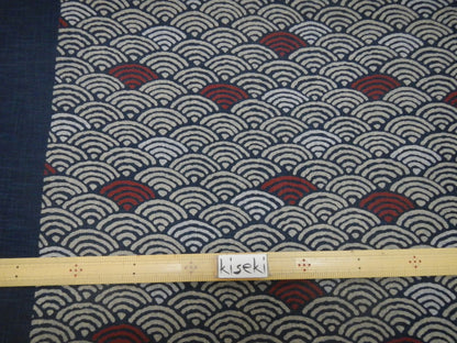 Seigaiha rot blau