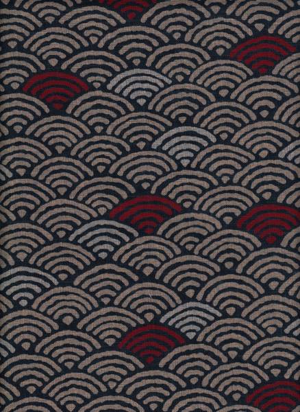 Seigaiha rot blau