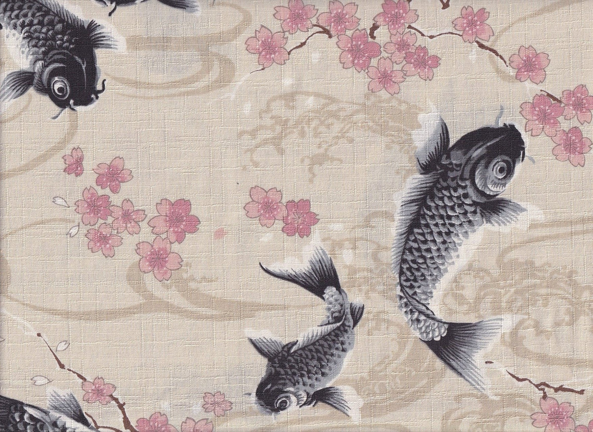 Wachstuch Koi & Sakura
