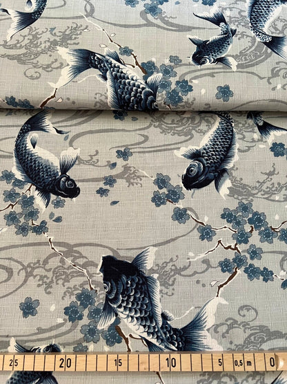 Wachstuch Koi & Sakura