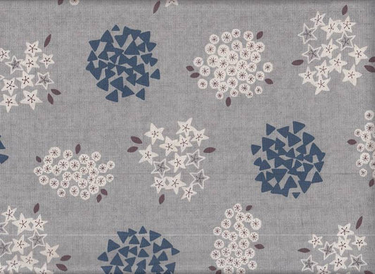 Circle flower grau