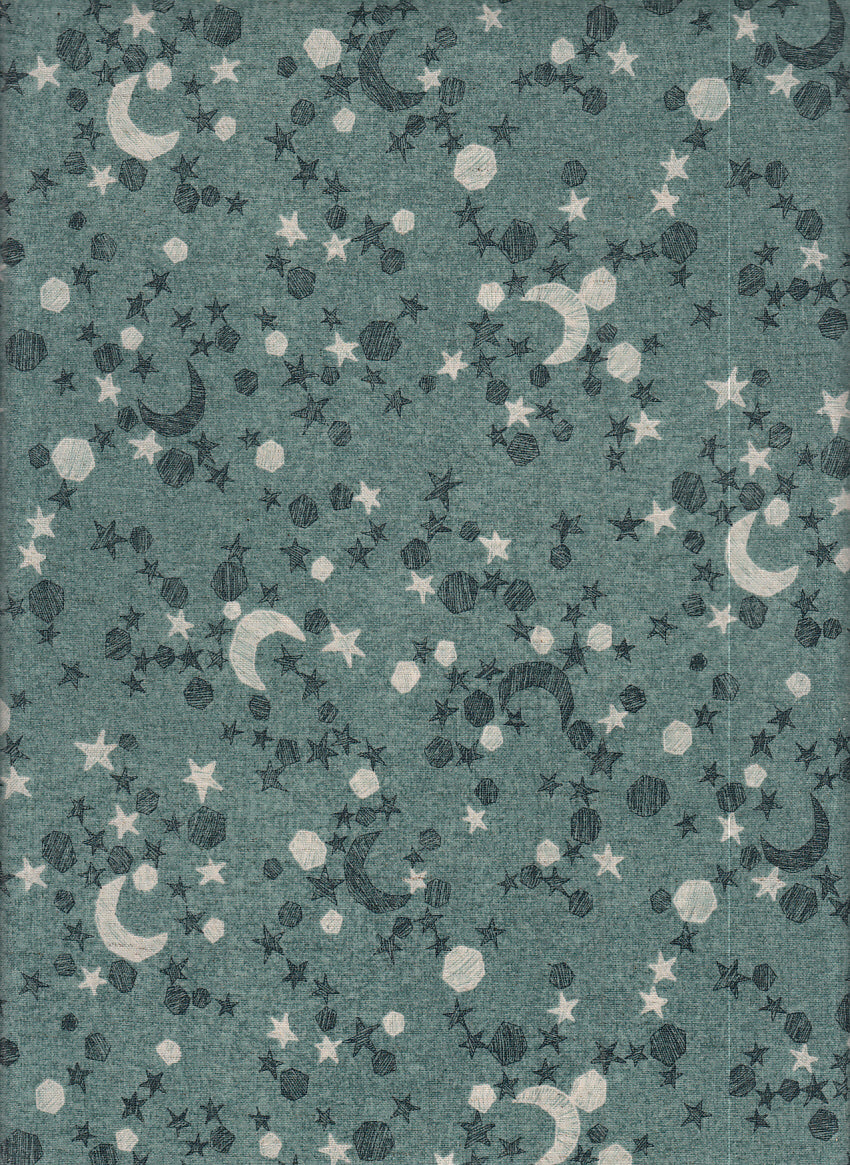 Wachstuch Moon & Stars