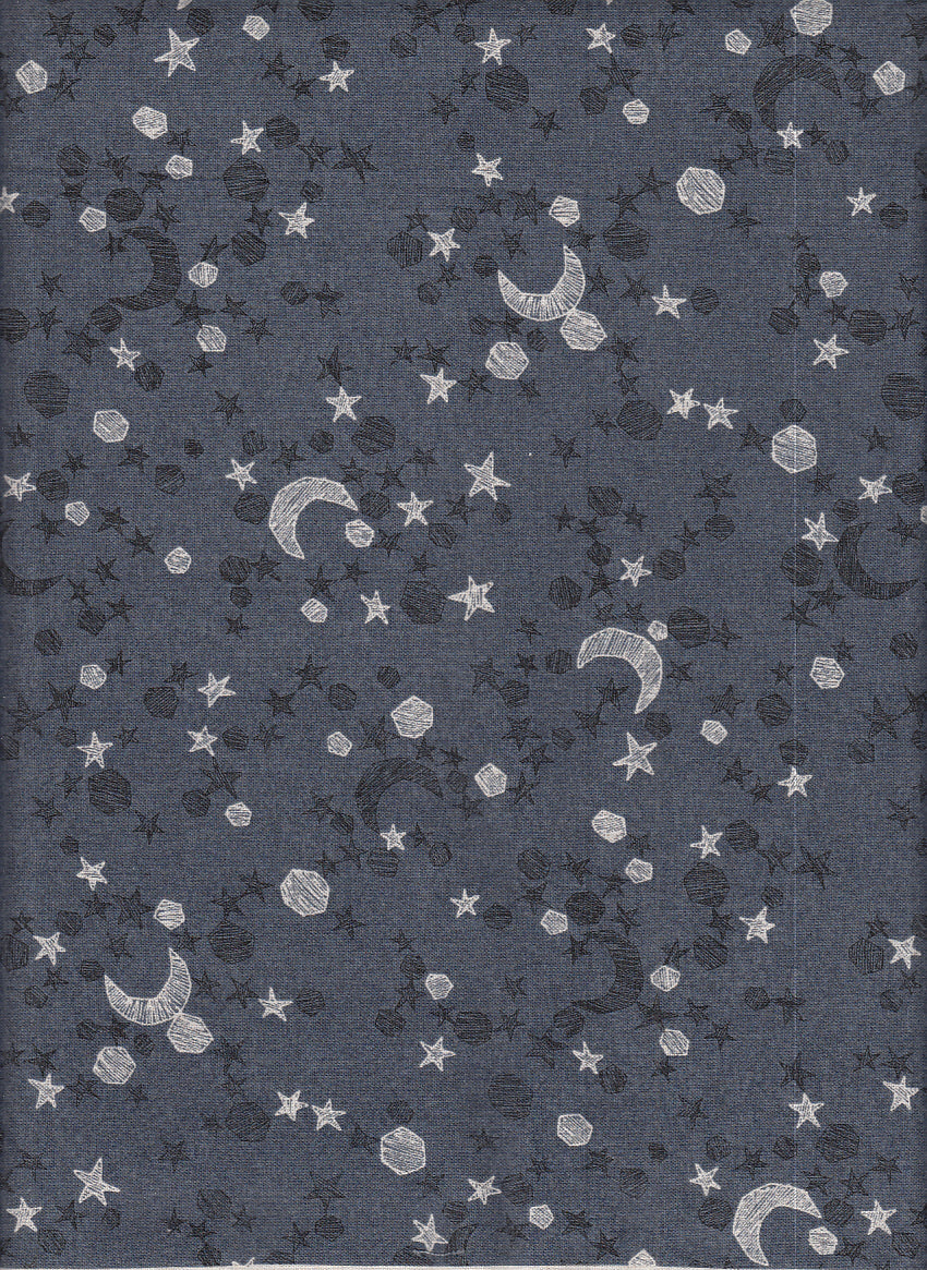 Wachstuch Moon & Stars