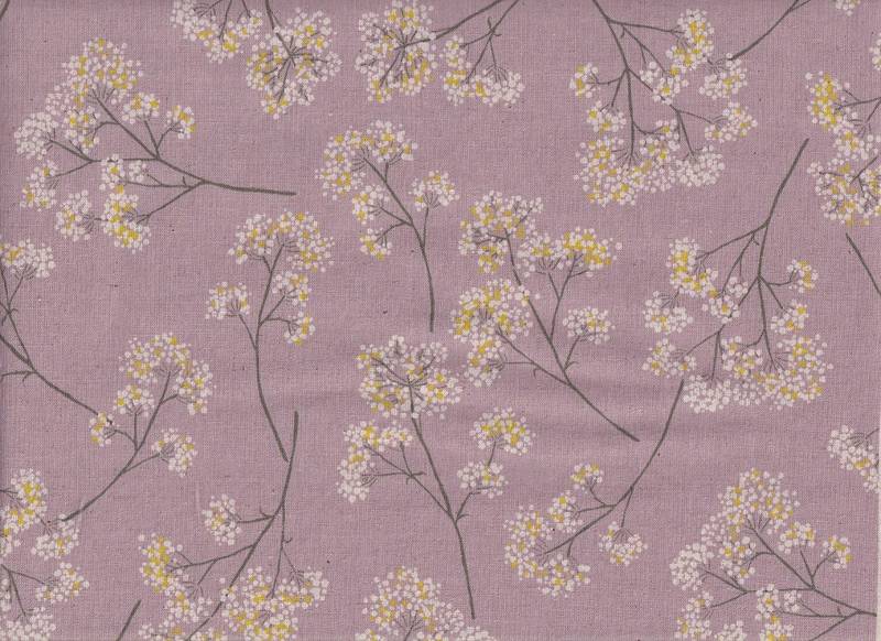 Reststück Wachstuch Gypsophila aschrosa 66 x 110 cm