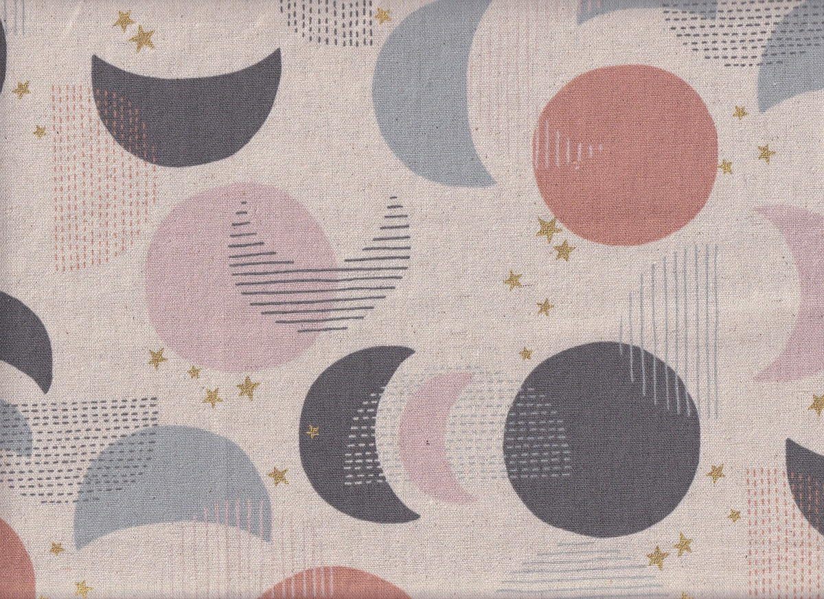 Wachstuch Moon & Stars