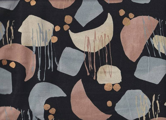 Colors me happy - Moon geometry schwarz