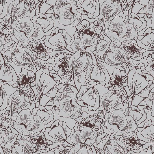Cotton & Steel Wallflower - Anemones