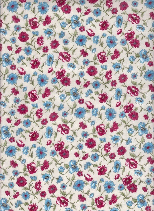 Wachstuch Blumen creme