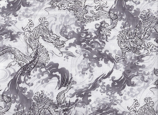 Reststück Drache klein weiß 85 x 110 cm