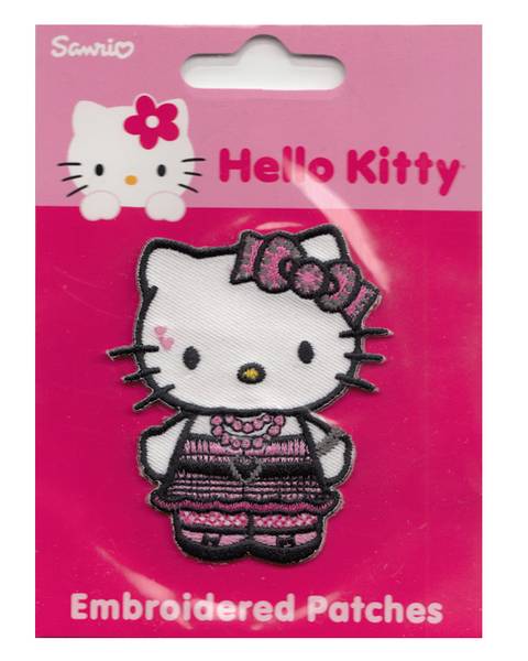 Bügelbild - Hello Kitty im Kleid