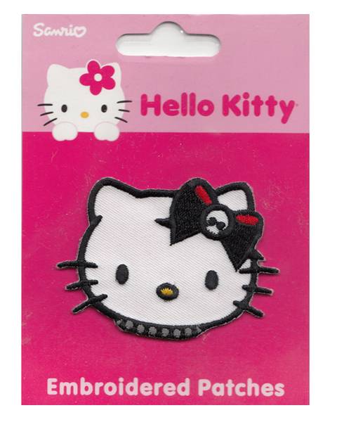 Bügelbild - Hello Kitty Gothic