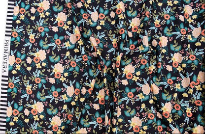 Cotton & Steel Primavera - Birch - Black