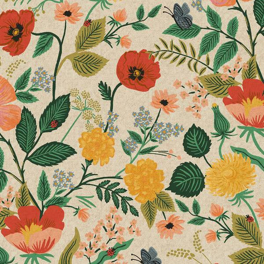 Cotton & Steel Camont - Poppy Fields Canvas